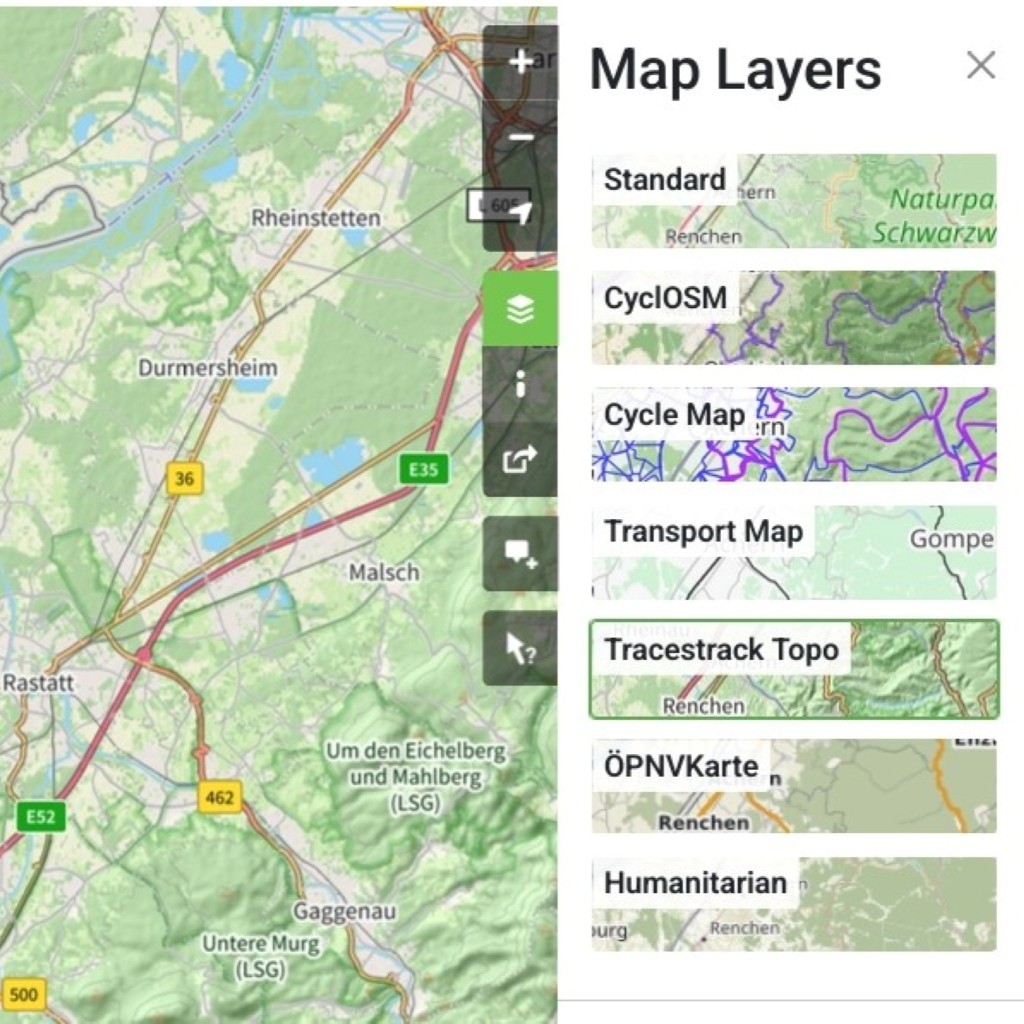 Interactive web map application